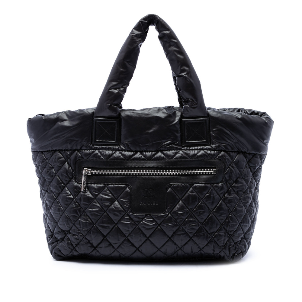 Pre-Loved Chanel Large Quilted Nylon Reversible Coco Cocoon Tote